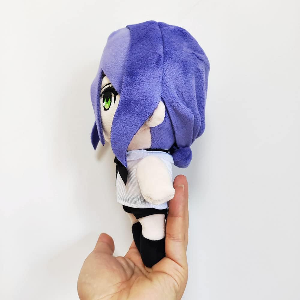 JCvCX Purple Hair Girl with Hair Pack Plush Toy Anime Figure Stuffed Plushies Soft Doll Pillow