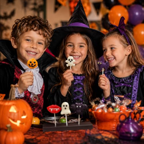 Fruidles 12-Count Halloween Lollipop Suckers Candy, Spooky Candies, Great for Halloween Goody Bag Fillers, for Trick or Treating Individually Wrapped 20-Gram Pops (12-Pack) - image 4