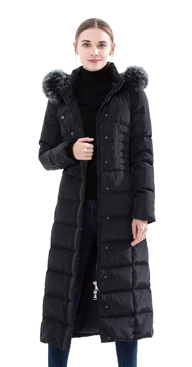 Obosoyo Women’s Hooded Thickened Long Down Jacket Maxi Down Parka Puffer Coat Obosoyo Women’s Hooded Thickened Long Down Jacket Maxi Down Parka Puffer Coat