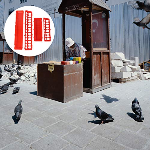 YARNOW 2 Pz Plastica Flip Top Mangiatoia per