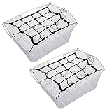 Flexibilität und Sicherheit - ca. 25x25 cm großes bis zu 50x50 cm dehnbares Elastiknetz in Schwarz sorgt für sicheren Transport Ihrer Ladung von A nach B auch wenn Ihr Weg holprig und kurvenreich ist. Noch nie war es so einfach, mit voll gefüllten Fahrradkorb zu fahren