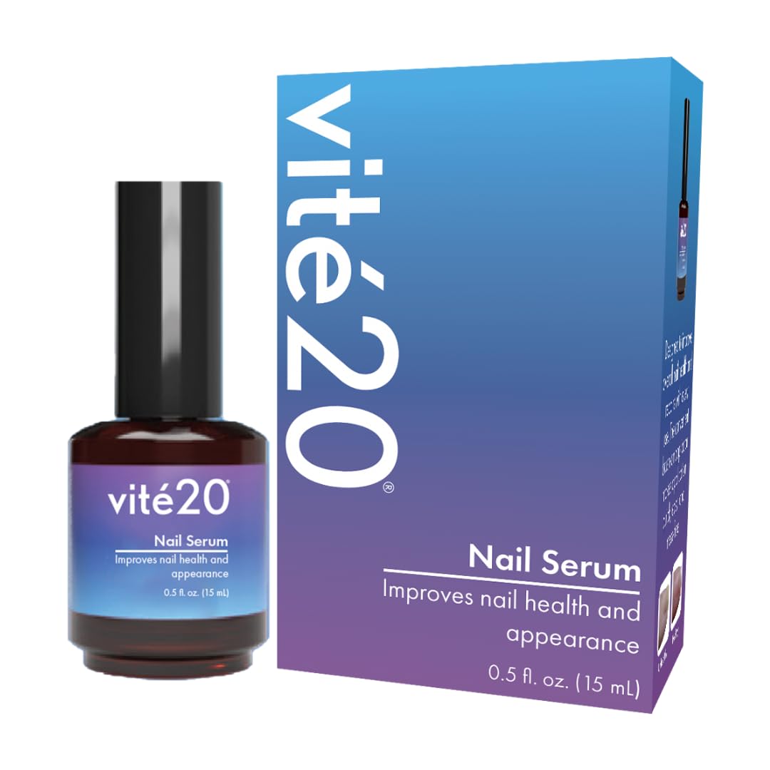 VITÉ20 Nail Health Serum, Easy Brush-On Applicator, 0.5 fl oz
