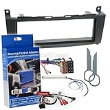 zenec mercedes e klasse Farbe von der Radioblende Einbaurahmen ist schwarz