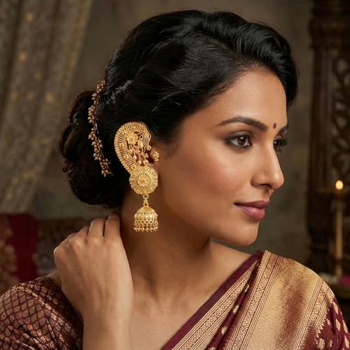 Image of JFL - Jewellery for Less Gold Plated Copper Earrings For Women