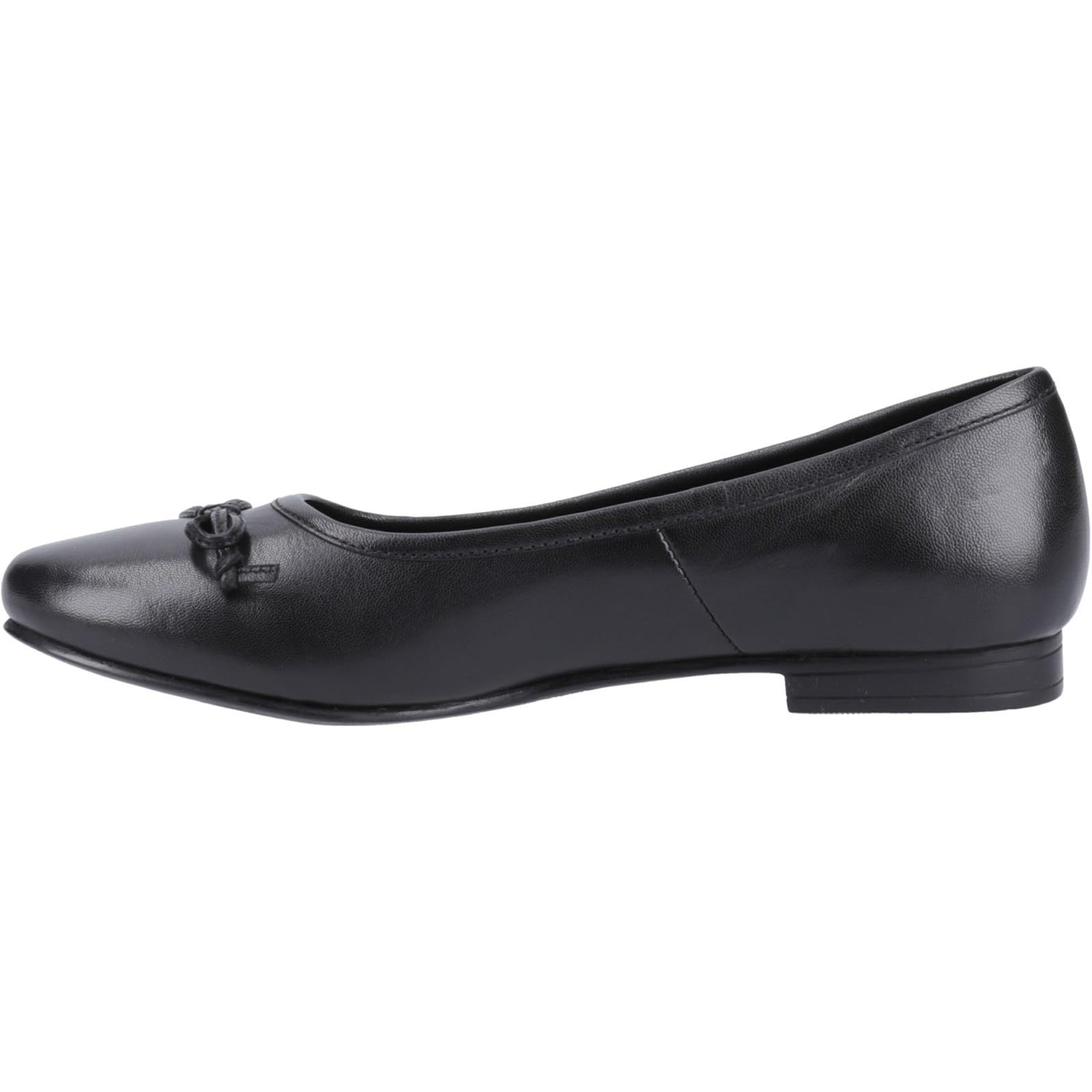 Hush Puppies Female Evie Senior Shoe, Black, 3