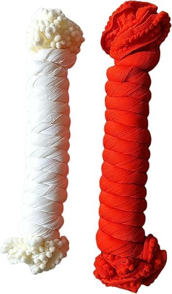 Soft Chiffon Dupatta with Pompom Border Lace, Lightweight Scarf Shawl for Traditional Casual Wear, (Pack of 2)-picture-57