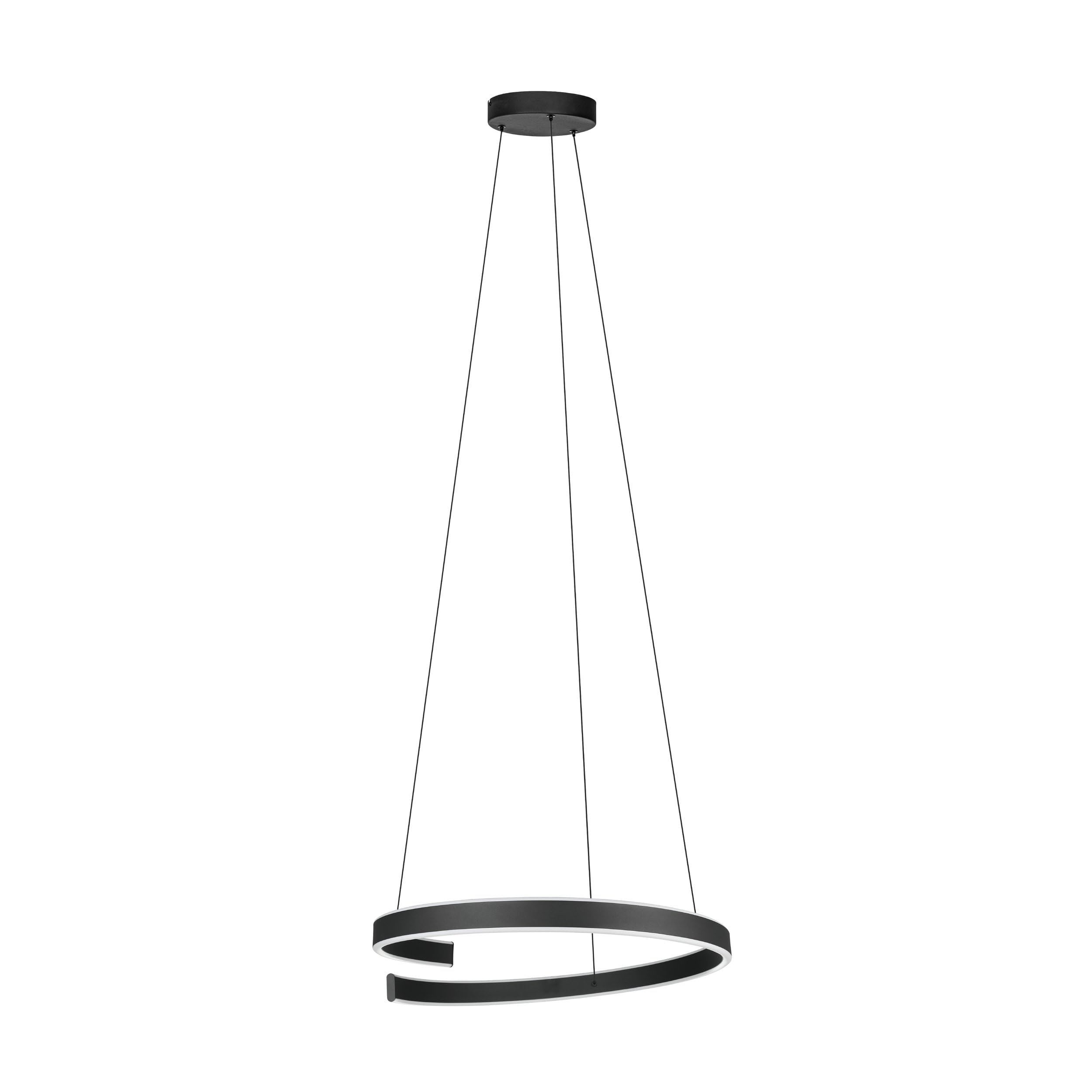 LáMpara Colgante Led Inteligente Eglo Connect Andabaia-Z, Negro-image