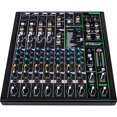 Mackie ProFXv3 Series, 10Channel Professional Effects Mixer with USB