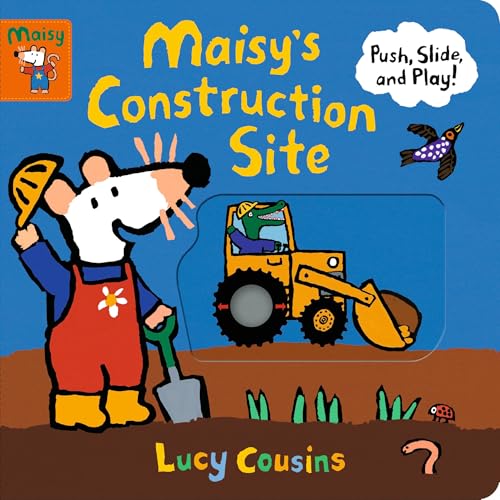 Maisy's Construction Site: Push, Slide, and Play! (A Maisy the Mouse Interactive Board Book for Toddlers and Kids)