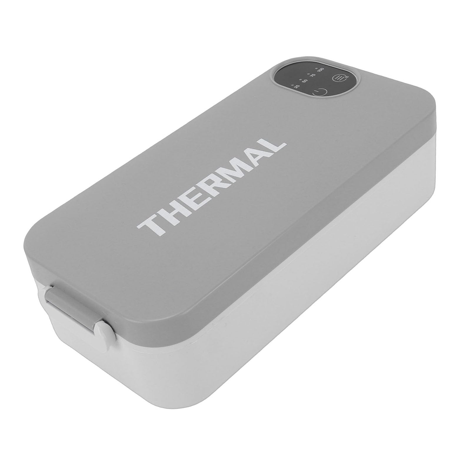AUNMAS Lunch Box Elettrico, Lunch Box Riscaldato in Acciaio Inossidabile USB 304 con Scaldavivande Portatile con Display Digitale Intelligente per Viaggi in Ufficio per Camion per Auto