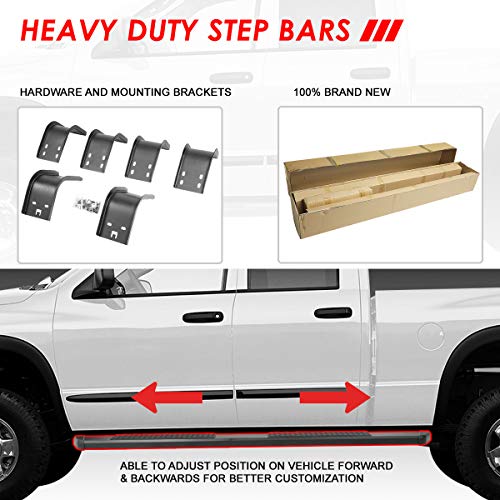 Estribos laterales acero inoxidable para Ram 1500 2009-2024 miniatura 5