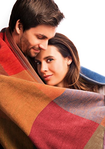 Biederlack Knuffeldeken kleurrijk, sofadeken 100% katoen, 150 x 200 cm - Image 4