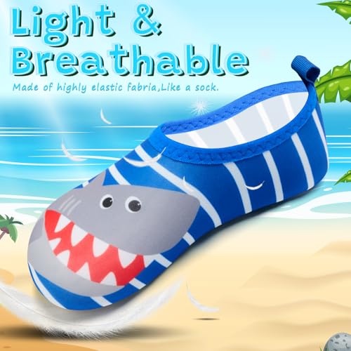 Image of VIFUUR Kids Water Shoes Girls Boys Quick Dry Aqua Socks for Beach Swim Outdoor Sports