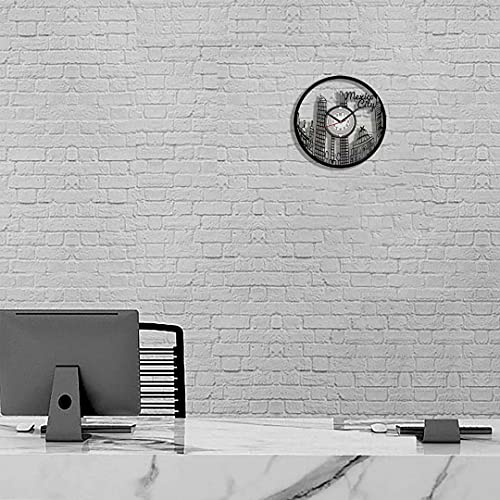 Reloj de pared vinilo México 12 pulgadas diseño vintage miniatura 3