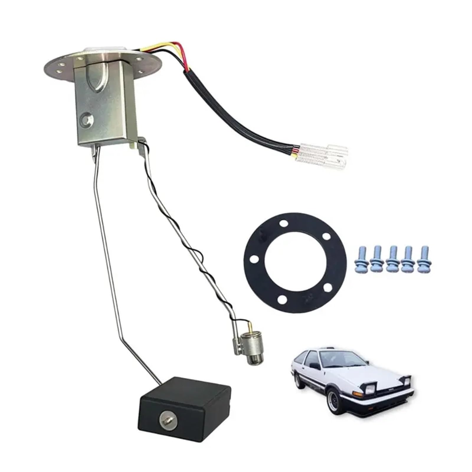 filtr paliwa z czujnikiem Pasuje do Toyota pasuje do Corolla AE86 1.6L 1587CC 1984-1987 czujnik poziomu paliwa w zbiorniku jednostka wysyłająca 83320-19715 8332019715 separator wody filtr