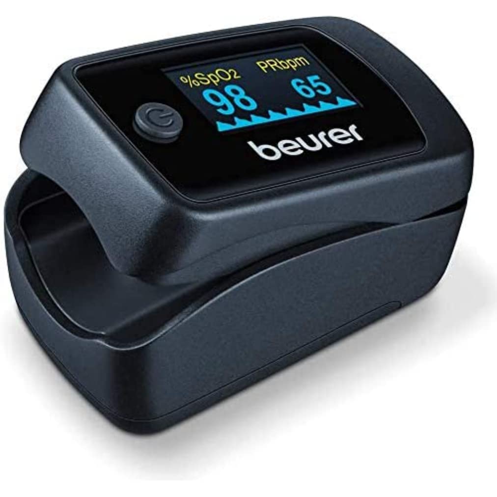 PO45 Pulse Oximeter, Measures Heart Rate, Arterial Oxygen Saturation and Perfusion Index, Suitable for Medical Conditions & High-Altitude Sports