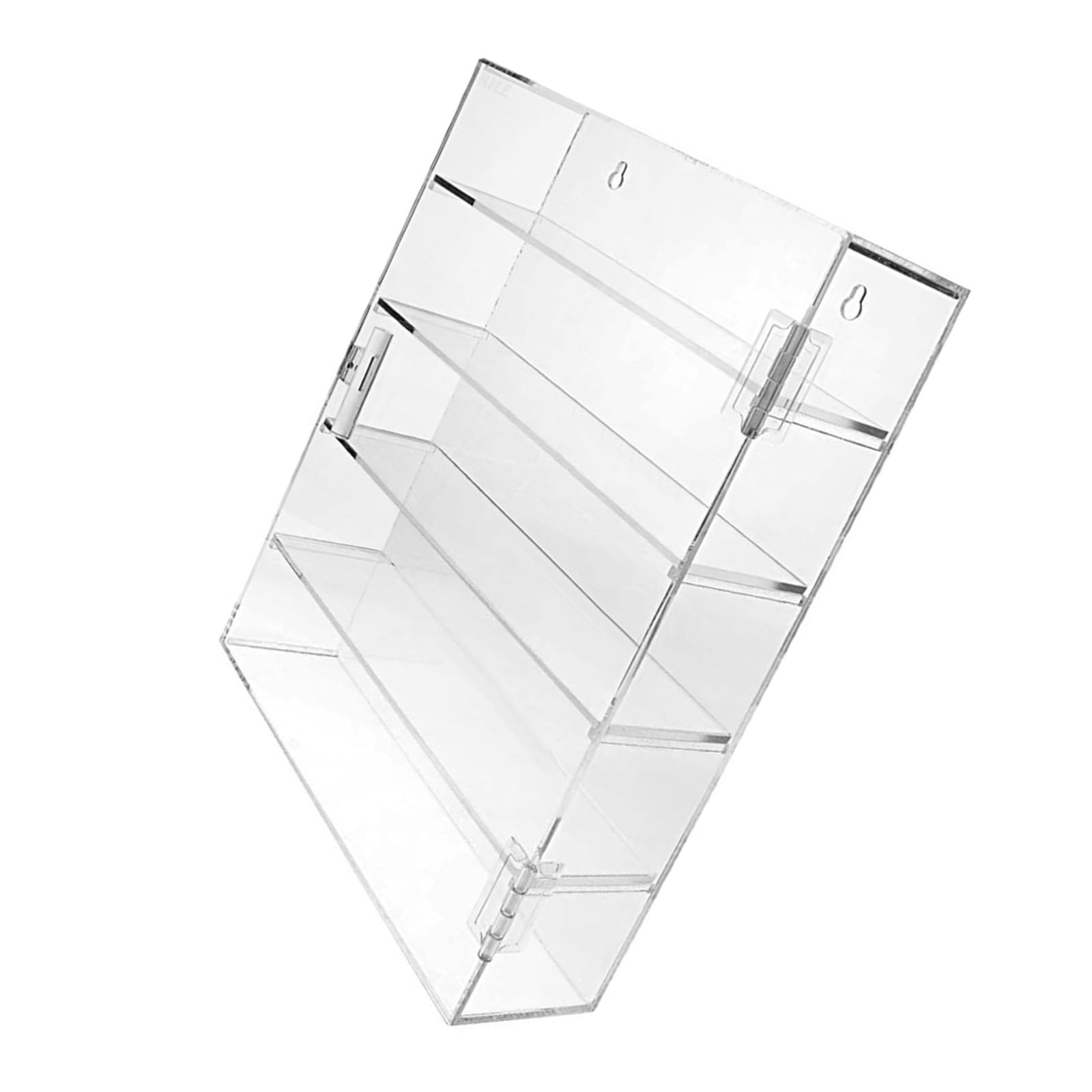 Vitrina transparente con construcción acrílica para figuras de acción | Interior espacioso a prueba de polvo para colecciones de modelos, decoración del hogar, estante de exhibición
