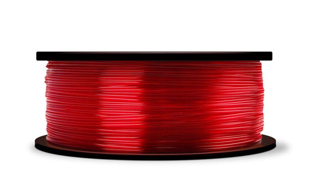 Print Rite PLA Translucent Filament Red 1-KG