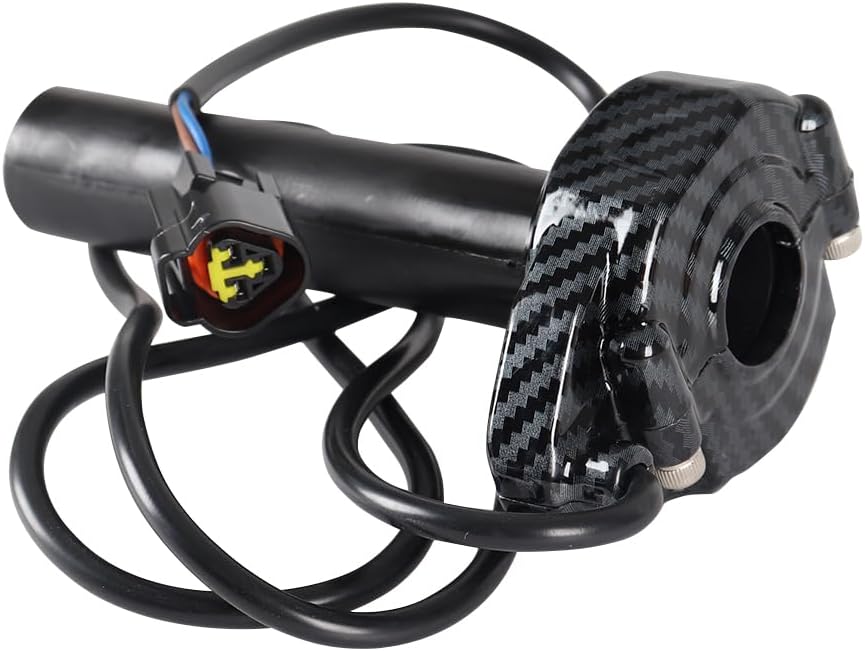 Surron Throttle Handle Imitation Carbon Fiber Grips Quick Twister With Cable Kit For Electrice Dirt Bike Sur-Ron/Surron/Light Bee/Sur Ron S/Surron X / X160 X260