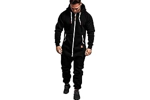 WUAI Cozy Sweatpant Overalls for Men: Ultimate Comfort and Style!