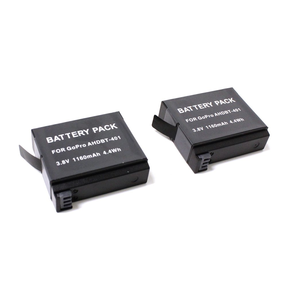 Techno Powerpro Battery for GoPro HERO 4 Cameras (2-Pack)