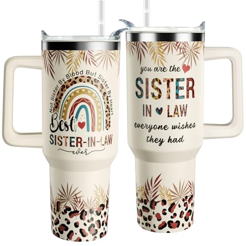 bchiijds Sister In Law Mothers Day Birthday Christmas Gifts, 40
