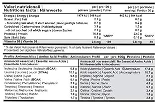 HMSelection ISOLATE WHEY,1000g, Cioccolato - preparato di 100% di proteine isolate del siero del latte, senza lattosio, alto contenuto proteico, ottima solubilità, elevato contenuto BCAA