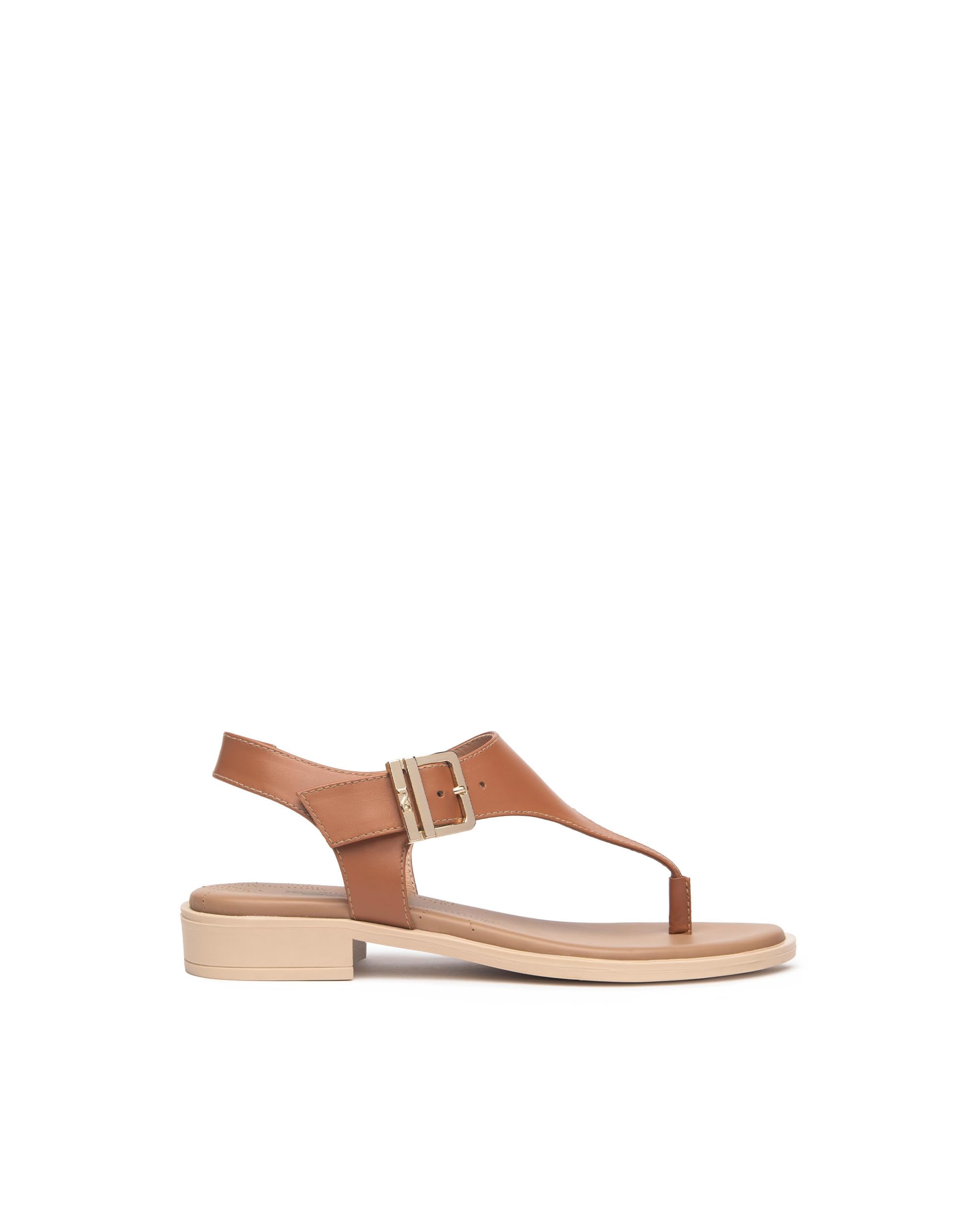 Nero Giardini E513405D Sandali Donna in Pelle - Cognac 38 EU