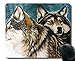 Produktbild Rechteck-Mausunterlage, Tier Wolf abstrakt Gummi große Mauspad Matte