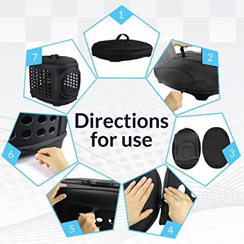 Yadier Collapsible Cat Carrier Hard thumb #3