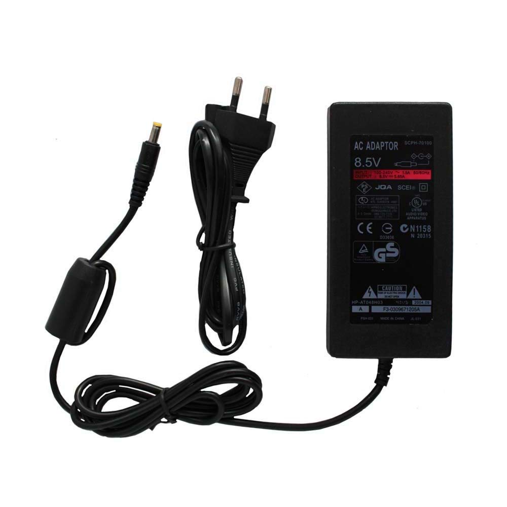 OSTENT EU Slim AC Adapter Charger Power Cable Cord Supply Compatible for Sony PS2 70000 Console