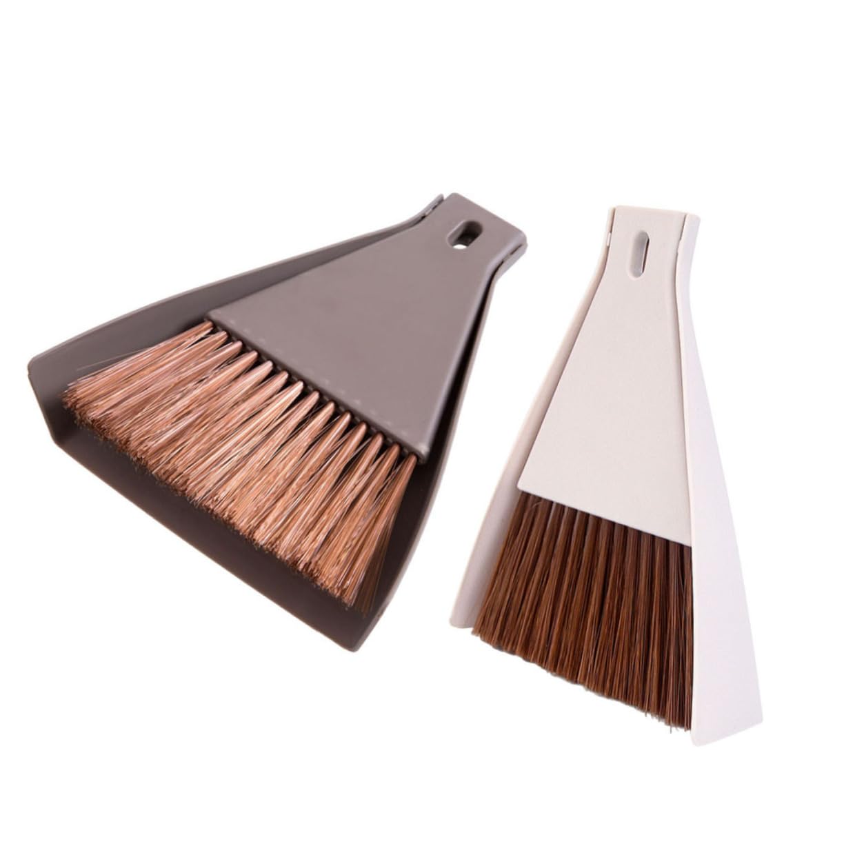 FOMIYES 2 Set Computer Brush Mini Broom Dustpan Computers Cleaning Brush Mini Brush