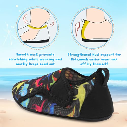 Besroad Kids Water Shoes Girls Boys Quick Dry Aqua Socks Barefoot Non Slip Beach Swim Surf Shoes3