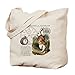 cafepress le lapin dans Alice au pays des merveilles pour carrelage Blanc Sac fourre-tout – Standard