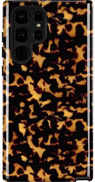Skinit Pro Phone Case Compatible with Galaxy S22 Ultra - Tortoise Shell Design
