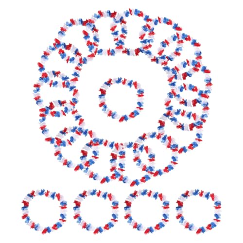 ABOOFAN Guirlande de Fête 4 Juillet et Parties Patriotique 36 Pièces en Tissu pour Décoration Polyvalente