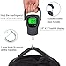 Digital Hanging Luggage Scale with Comfortable Handle and Large Hook, 110lb/50kg, Backlit Portable Scale for Travel Fishing with Tare/Hold Function, AAA Batteries Included, Grey