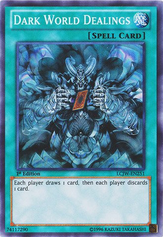 Amazon.com: YU-GI-OH! - Dark World Dealings (LCJW-EN251) - Legendary  Collection 4: Joey's World - 1st Edition