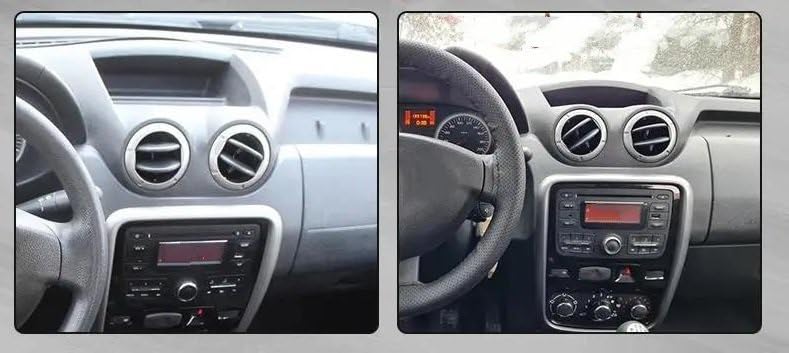 Set 4 Griglie Di Copertura Aria Condizionata Auto - Compatibili Con Renault Duster, Dacia Logan, Sandero, Opel, Nissan NV400, Codice OE 8200212480