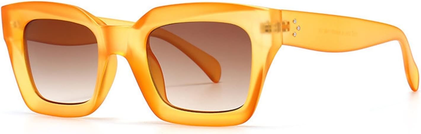 Retro square sunglasses for women and men