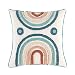 Myya Fundas de cojín, Marruecos cuadrado tejido bordado funda de almohada, nórdico popular estilo de moda funda de cojín, sofá creativo dormitorio coche, funda de almohada de decoración de cama