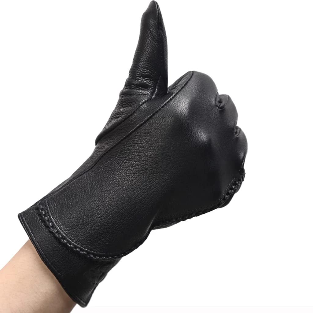 Xzeit Guantes más cálidos, guantes cálidos de invierno, guantes cálidos de invierno, guantes de cuero cálidos para mujer, guantes de esquí