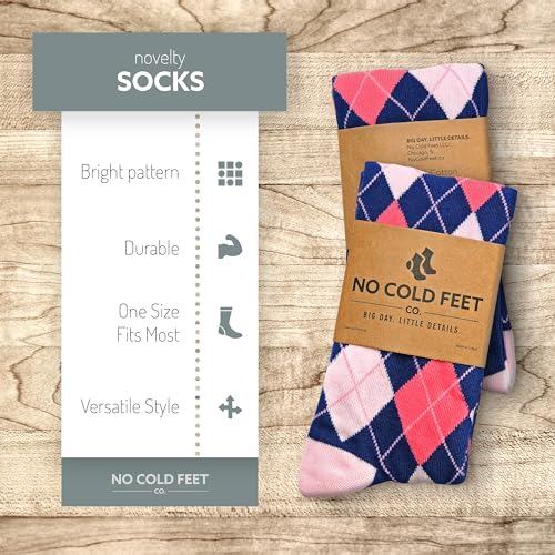 Fun Pink Colorful Novelty Socks for Men for Dress Casual Formal Groomsmen Wedding, 2 Pack4