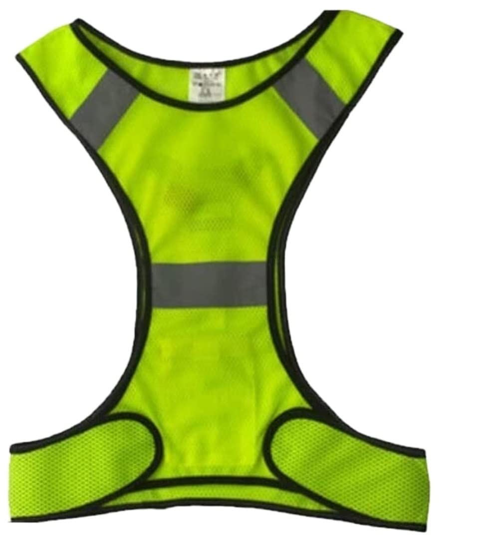 Gilet de Sécurité Veste Costume réfléchissant for la course de nuit, gilet de sécurité réfléchissant avec sangle réglable ultra-mince Plein air Gilet de Sécurité