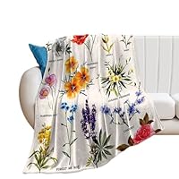 カラフル　花柄　ブランケット　毛布　大判 Amazon｜ブランケット 花の種類 野生の花 花柄 毛布 大判