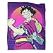 Anime-Decke, einteilig, Luffy Vaporwave-Kunstdecke, Flanell, Bett, gemütlich, weicher Plüsch, Bett, Sofa, Wohnzimmer, 100 x 130 cm