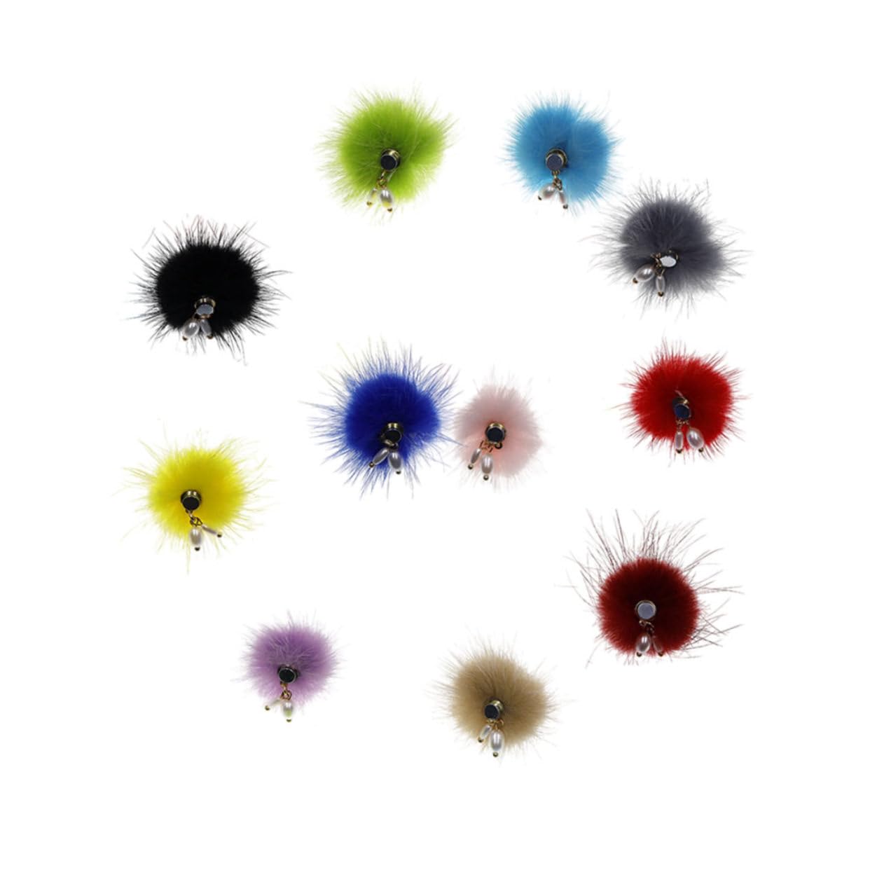 Lurrose 33pezzi Decorazioni Per Unghie Con Palline Di Accessori Magnetici Rimovibili Per Nail Art Design Creativo e Unico Per Manicure Fai Te Per Casa e Saloni Di Bellezza
