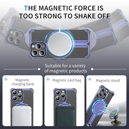 Coque avec béquille rotative 360 iPhone 16 Pro Max magnétique antichoc