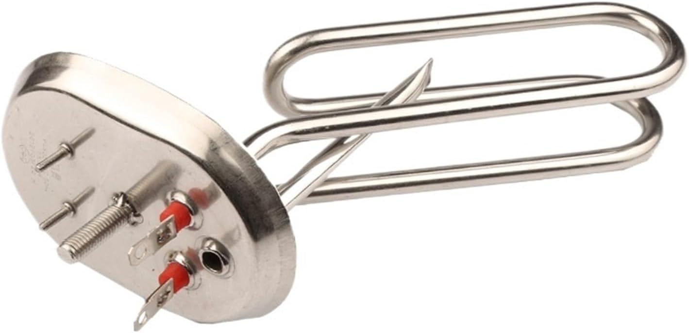 1PCS 90mm*70mm Cap 220v 1500w Electric Heating Tube with Temperature Control Hole Heating Element Boiler Stainless Steel Heater Part