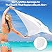 OIG Brands Elegant 100% Chiffon Sarong Coverups for Women, White Versatile Beach and Poolside Fashion Accessory, Swimsuit Women Cover up (White)